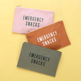 Olive Green Pouch || Emergency Snacks