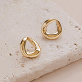 Sol Loop Earrings || Gold
