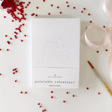 Paintable Notecards || Sweet Treats Valentines
