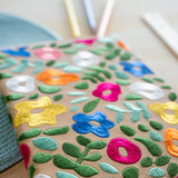 Embroidered Journal || Spring Garden