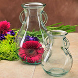 Large French Country Glass Vase - 9 1/2"