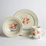 Child's Dishes Complete Set || Goldfish