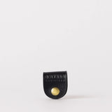 Cord Organizer || Black Classic Leather