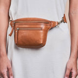 Beck's Bum Bag || Cognac Stromboli Leather
