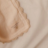 Crochet Trim Swaddle || Cloud