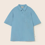 Arnold Soft Slub Cotton Polo || Blue