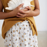 Bouquet Gauze Skirt || Pink