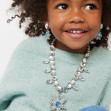 Spinning Snowflake Necklace