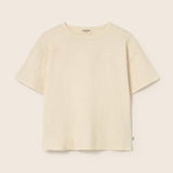 Basic Soft Slub Cotton T-Shirt || Ivory