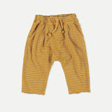 Organic Slub Stripe Baby Pants || Oil