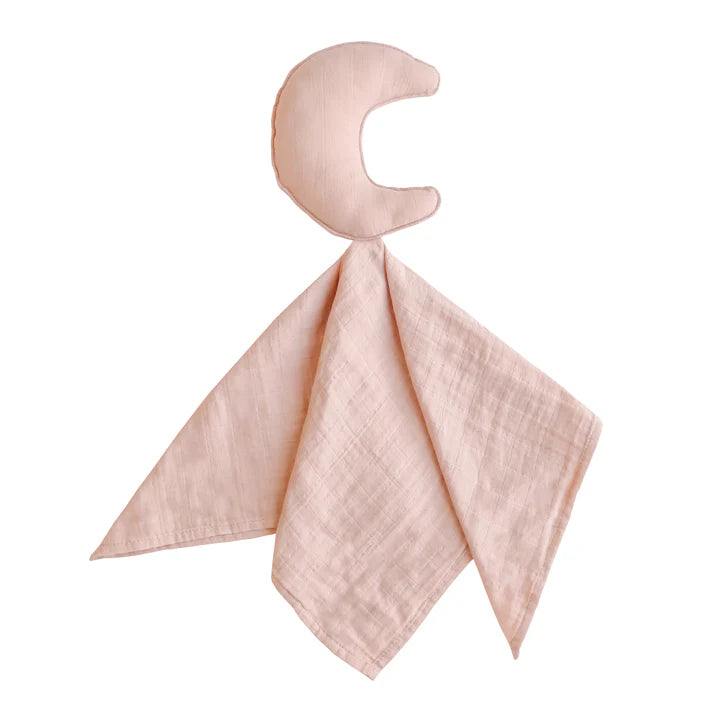 Organic Moon Lovey Blanket