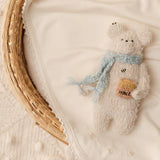 Embroidered Honey Bear || Natural