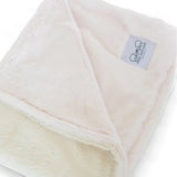 Luxury Duo Borderless Blanket || Pink & Ivory
