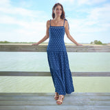 Women's Marilynn Dress || Navy Dot