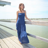 Women's Marilynn Dress || Navy Dot