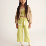 Recycled Gingham Pants || Crystal PInk