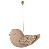 Fabric Bird Ornament || Blue Branches