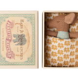 Sleepy Wakey Baby Mouse in Matchbox || Blue
