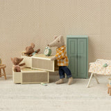 Sleepy Wakey Baby Mouse in Matchbox || Blue