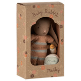 Micro Bunny Set || Brown & Dusty Rose