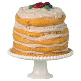 Party Cake & Cake Stand || Off White