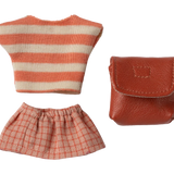 Clothes & Bag, Big Sister Mouse || Coral