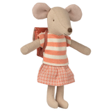 Clothes & Bag, Big Sister Mouse || Coral