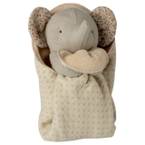 Mini Elephant with Blanket || Iron Grey
