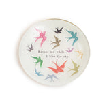 Round Decoupage Plate || Excuse Me While I Kiss The Sky
