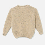 Melange Tricot Sweater || Stone