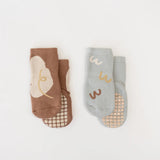 Cozy Non-Slip Socks || Fun Lines