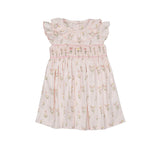Smock Flutter Dress || Dancing Tulips