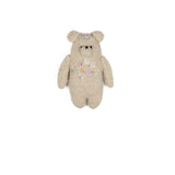 Embroidered Flower Bear || Natural