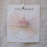 Birthday Cake Clip || Blush