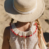 Crochet Collar Dress || Red Dot Cherry