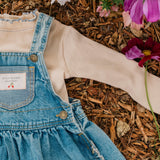 Patchwork Overalls Dress || Denim
