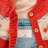 Ribbed Turtleneck || Natural & Denim