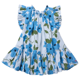 Girls Harper Dress || Hibiscus Floral