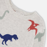 Intarsia Sweater || Dinosaurs