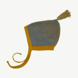 Knit Bonnet || Two-Tone Mustard