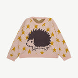 Knit Sweater || Light Pink, Woodland Hedgies