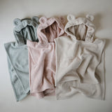 Bear Poncho Towel || Blush