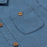 Forest Chambray Denim Shirt || Blue