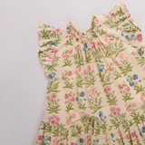 Girls Harper Dress || Leafy Floral
