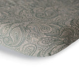 Extra Soft Muslin Crib Sheet || Green Paisley