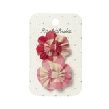 Hair Clips || Scalloped Gingham Bows
