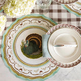 Die-Cut Heritage Turkey China Placemat || Set of 12