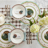 Die-Cut Heritage Turkey China Placemat || Set of 12