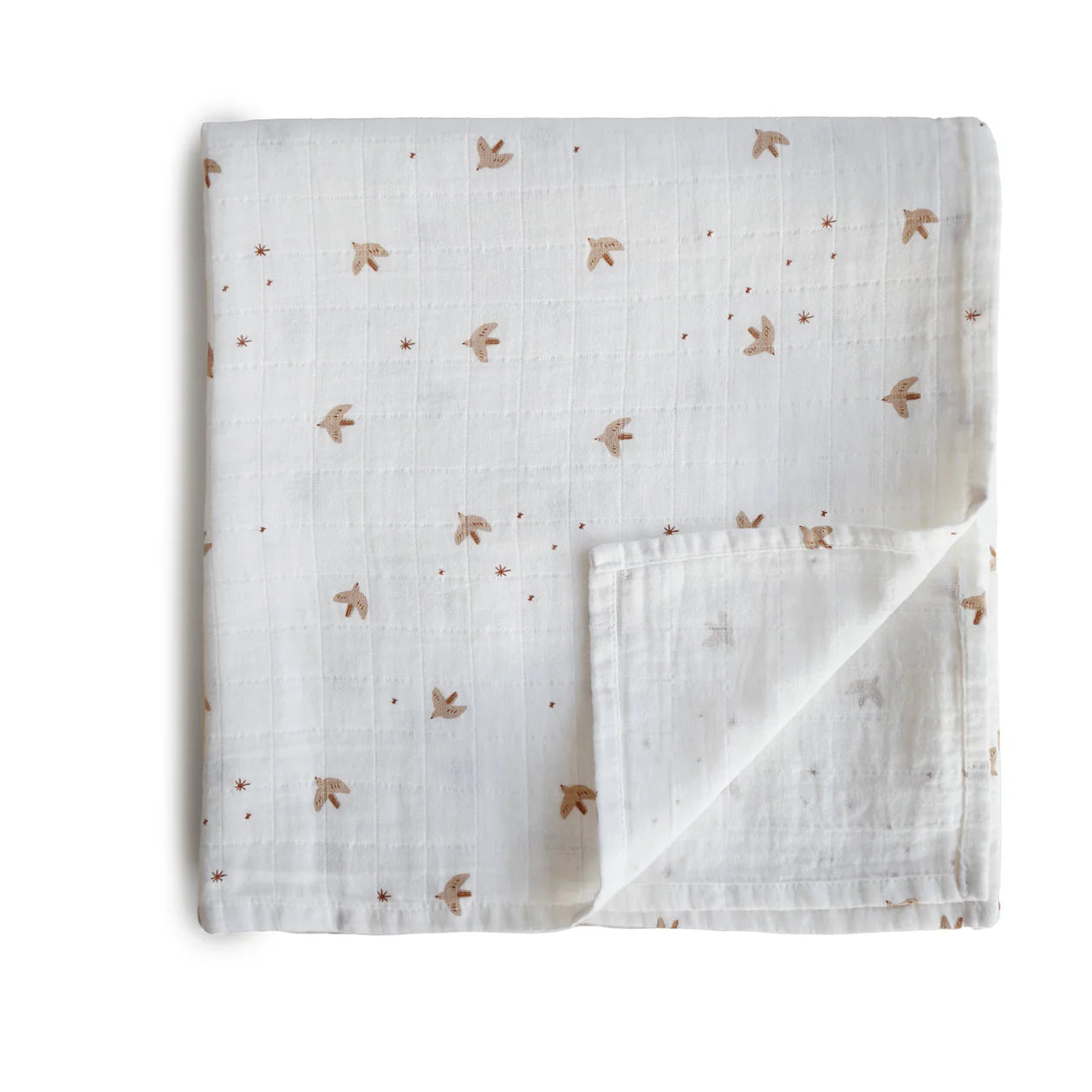 Organic Cotton Muslin Swaddle Blanket