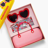Heartfelt Sparkle Sunglasses & Case